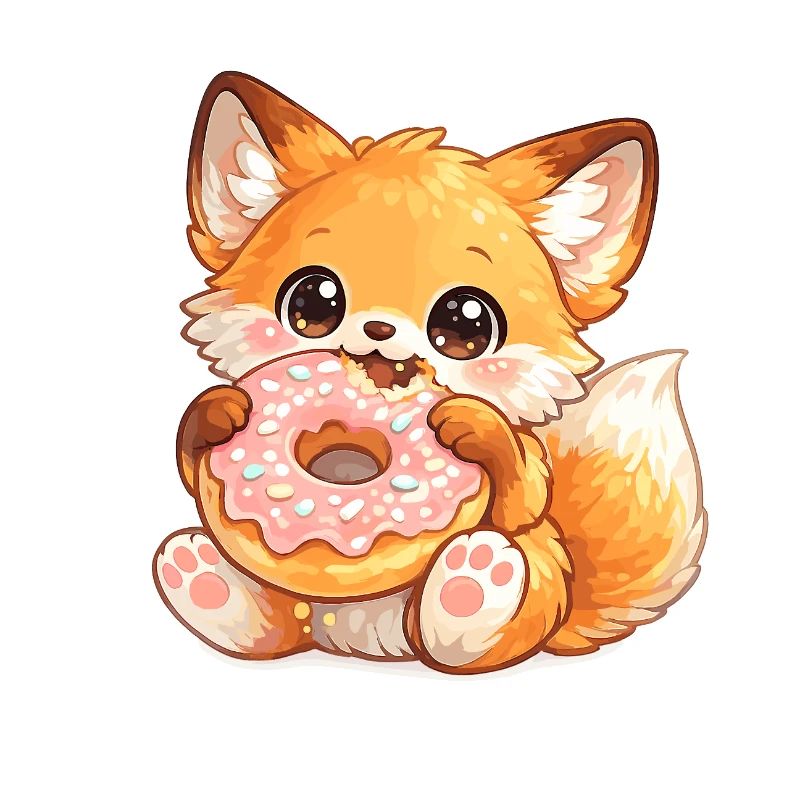 Fuchschen mit Donut