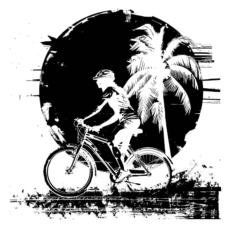 Radfahrerin Mädchen