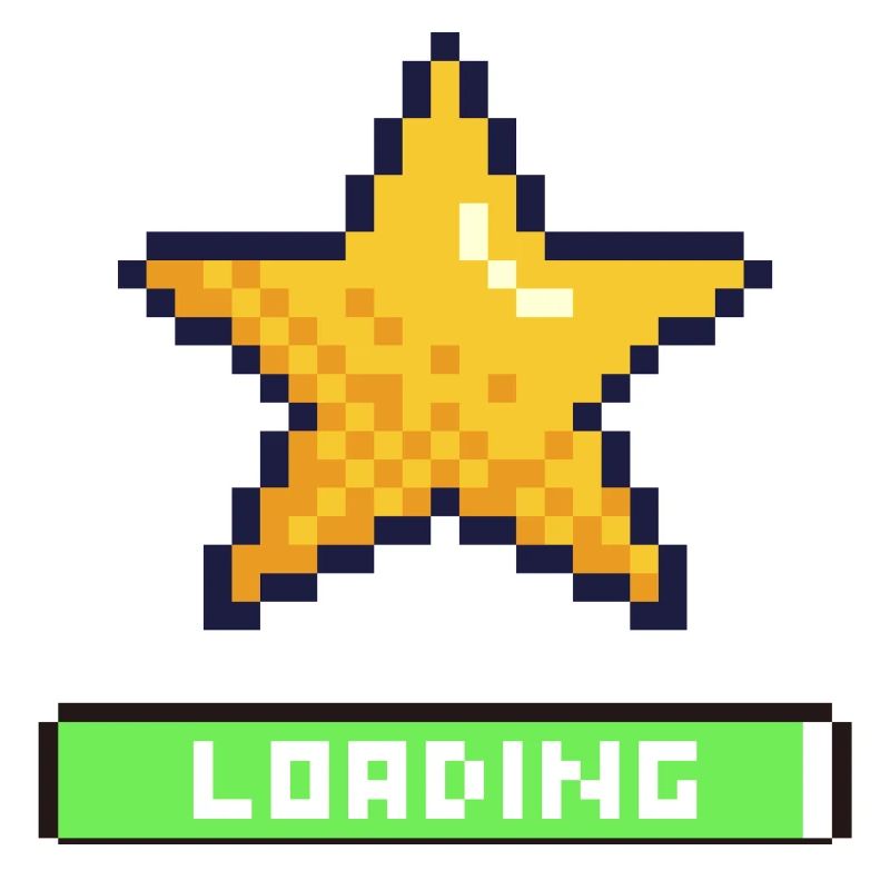 Pixel Star wird geladen