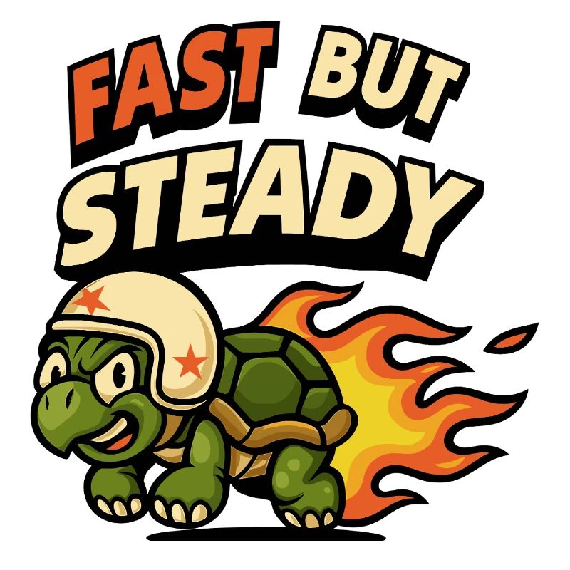 Fast yet durable turtle design