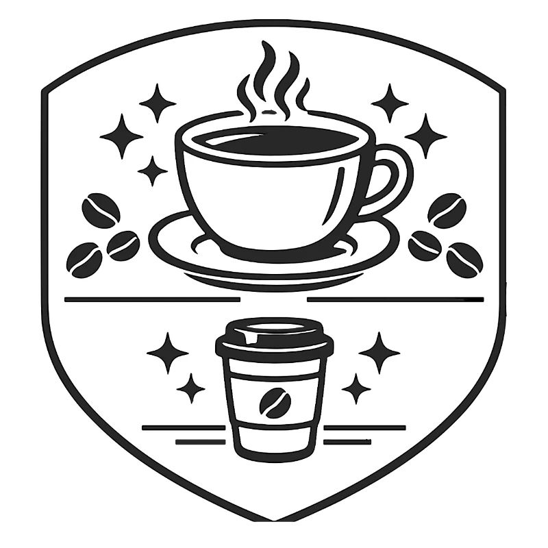 Kaffeekunst Schild-Logo