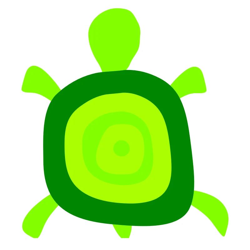 Turtle Turtle Shell Circles Tank Logo