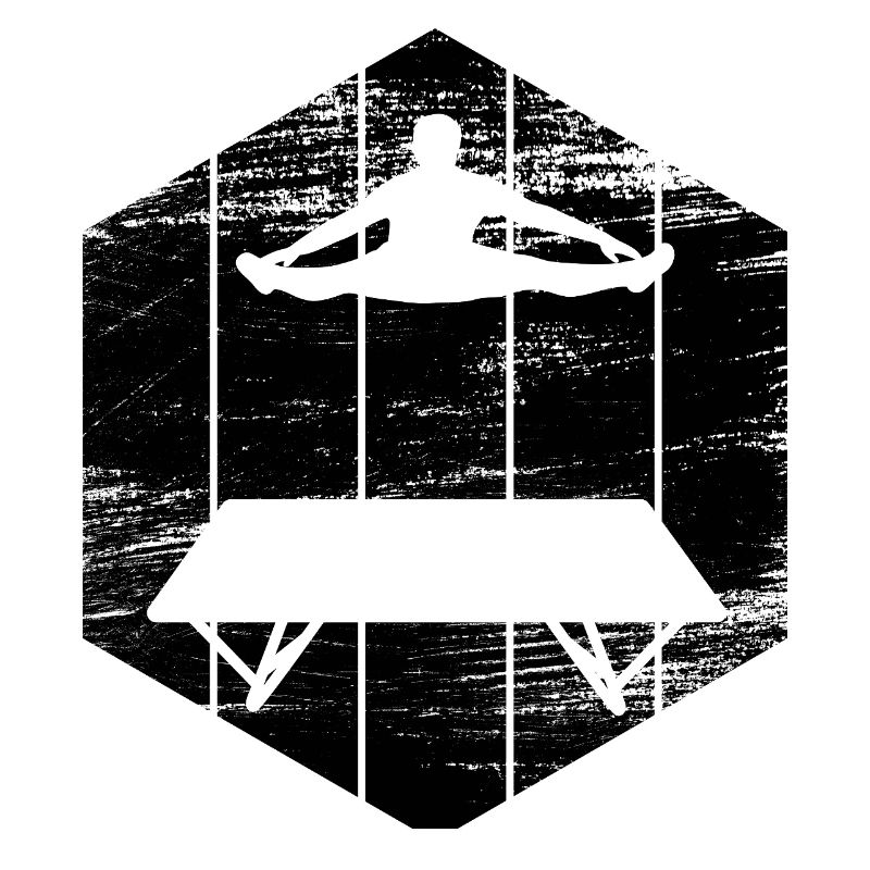 Trampolinist Zeichnung