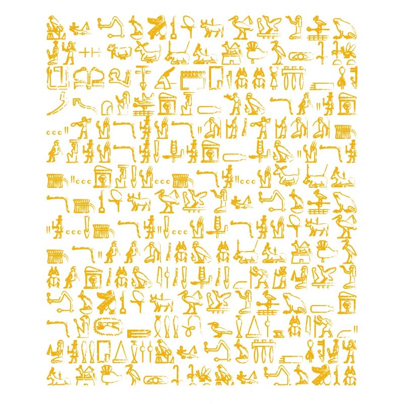 Hieroglyphics Orange