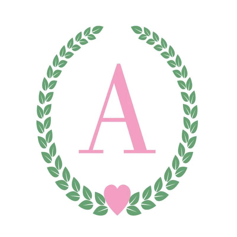 Buchstabe A-Monogramm