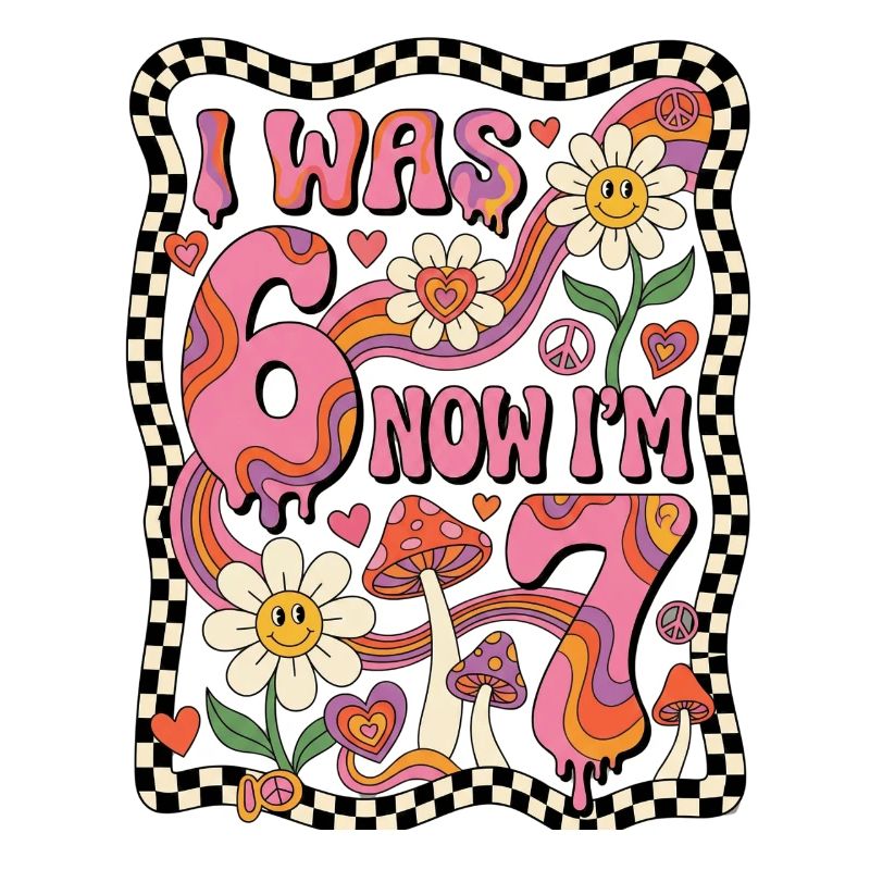 J’avais 6 ans, maintenant 7 - 7. Geburtstag