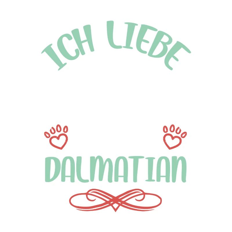 Ich liebe Dalmatian Engel