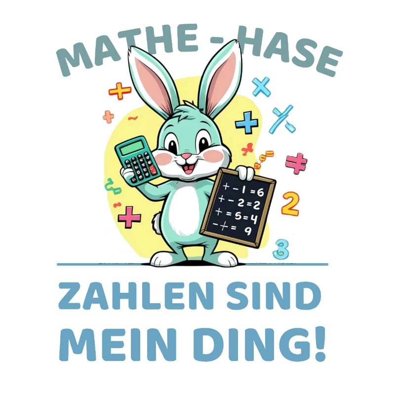 Math bunny with calculation task