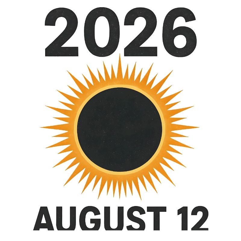 2026 August 12 - total solar eclipse