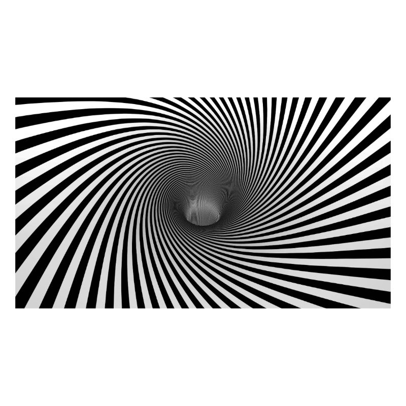 Spirale Noir-Blanche Hypnotique