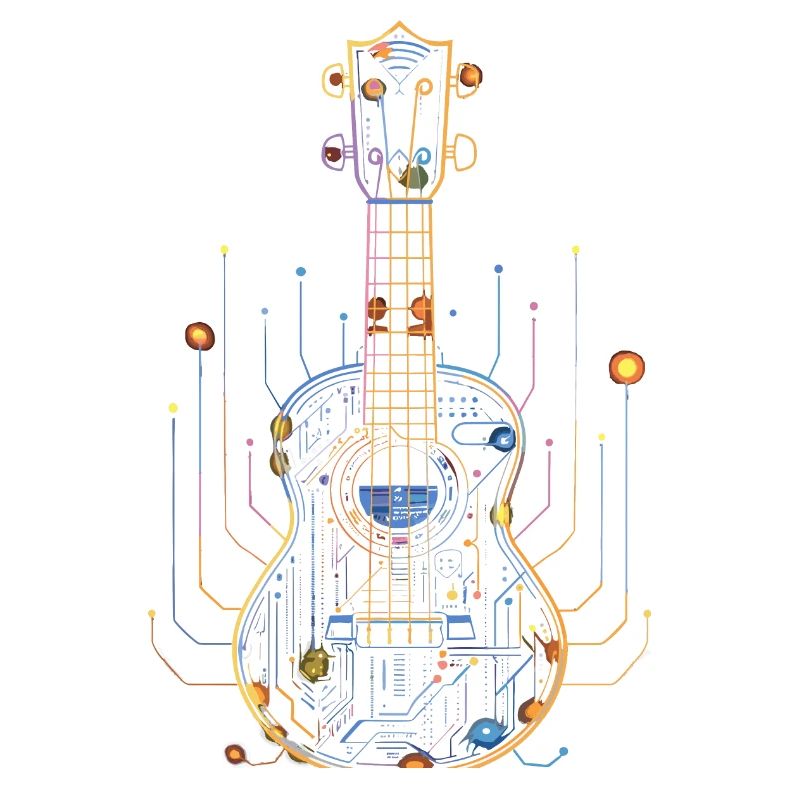 Ukulele Drawing