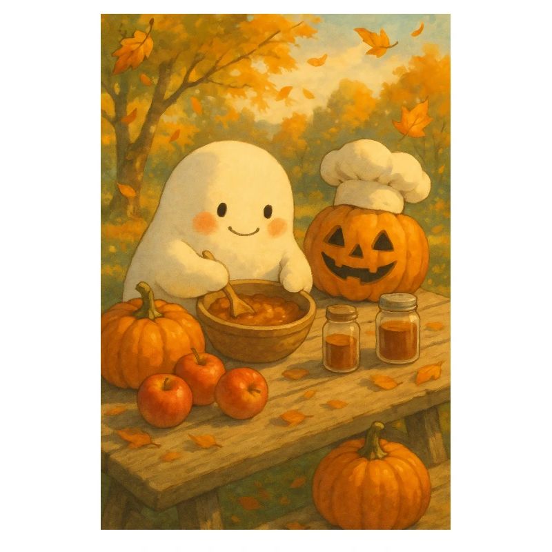 Halloween Ghost Cooking