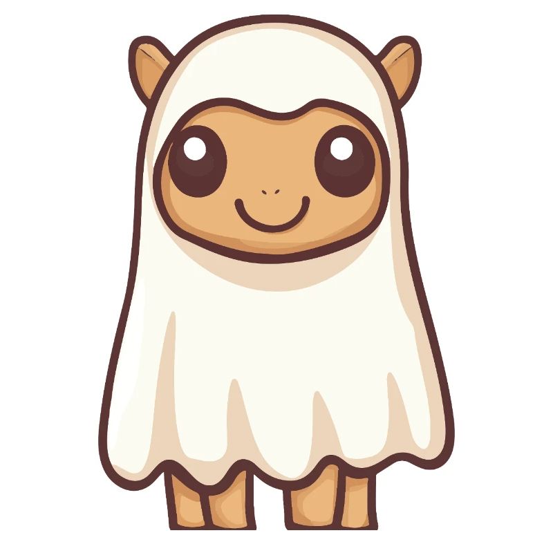 Camel Halloween Ghost