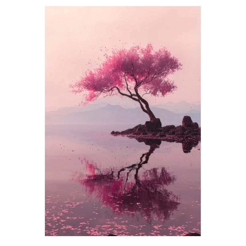 Reflets sur la rive de Blush Blossom
