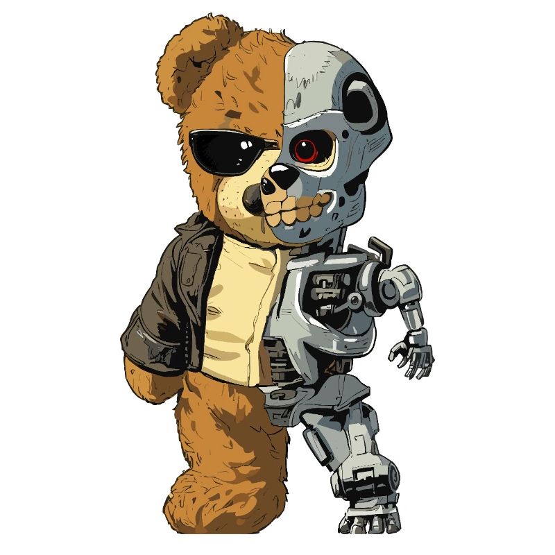 Bear Robot Cyborg
