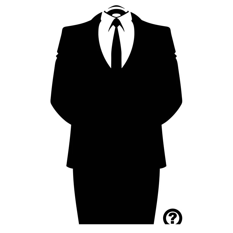 Anon Suit Hacker Mask Shirt