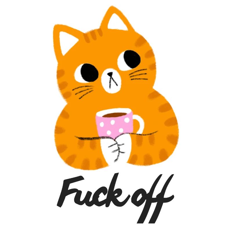 Genervte Katze