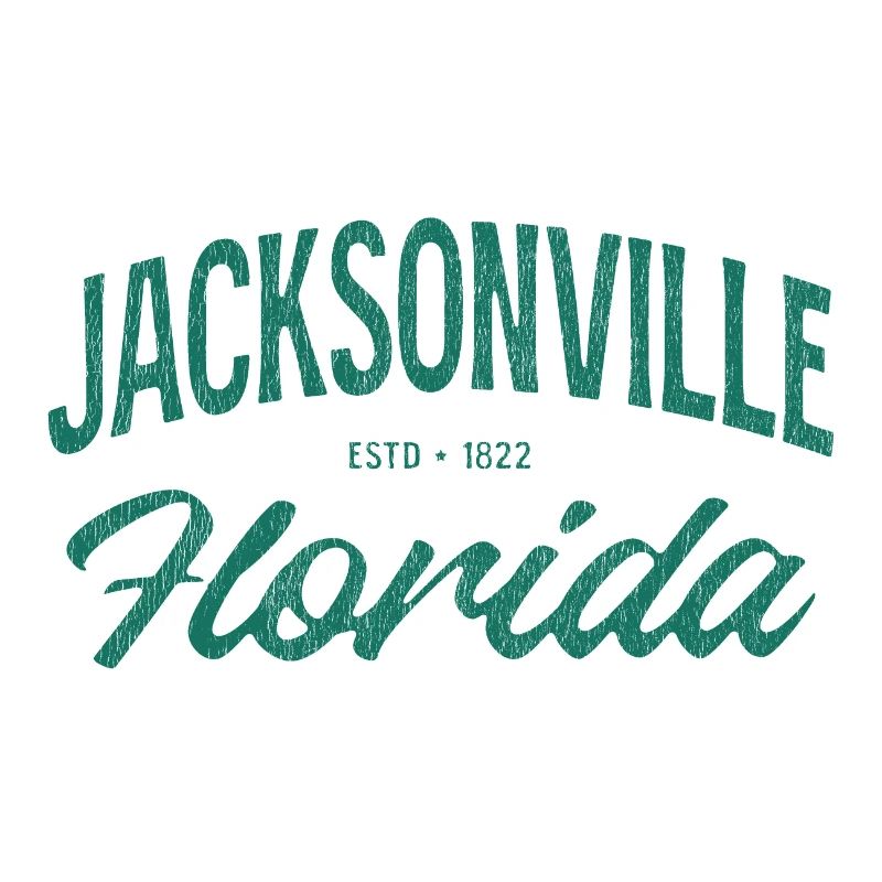 Jacksonville Florida Vintage Script