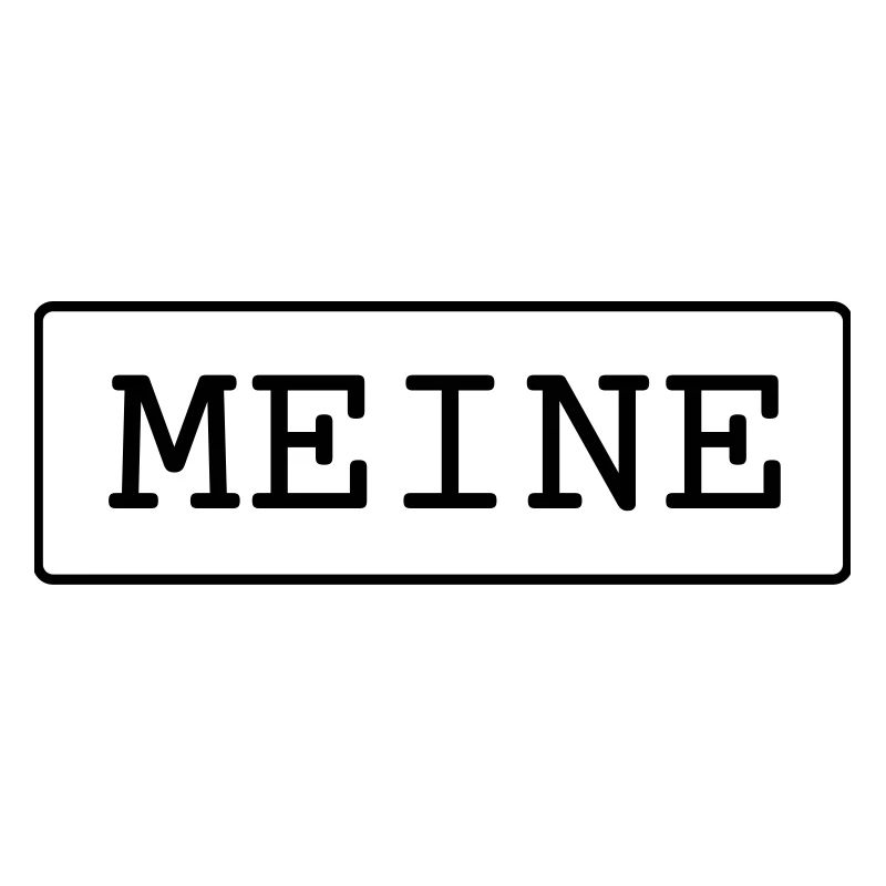 Meine Eigentum Besitz Geschenk