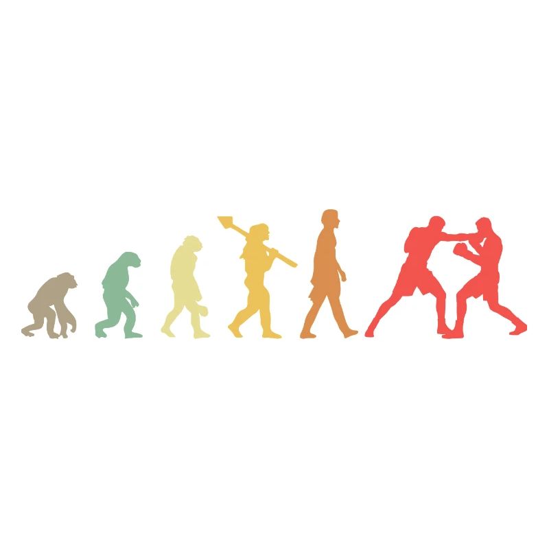 Boxing Evolution Boxen Entwicklung Retro