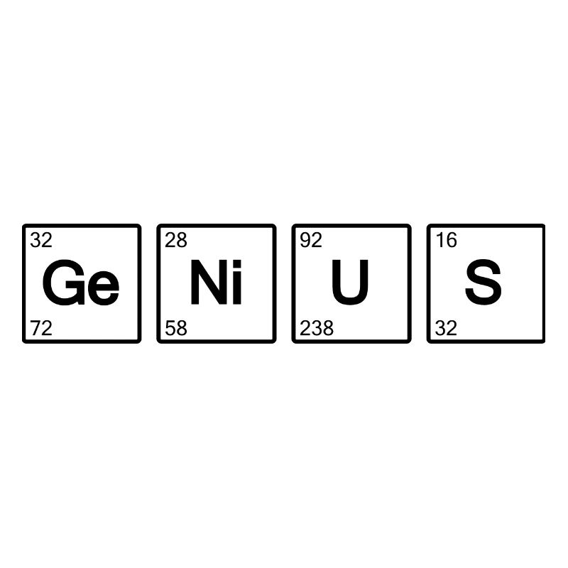 Genius Geek science (White)
