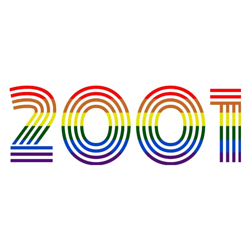 Retro Rainbow 2001 Design