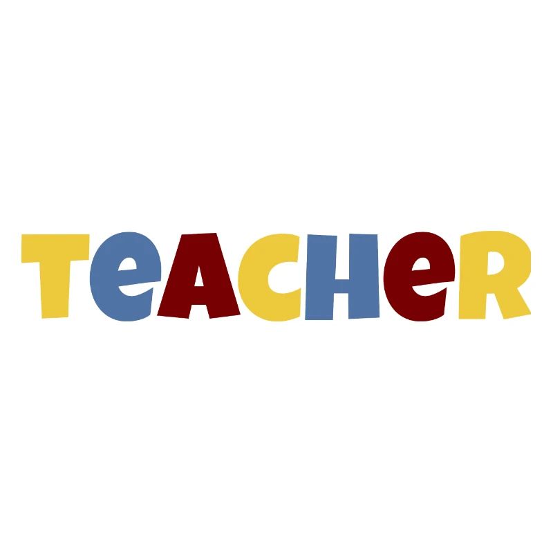 Lehrer bunter Text