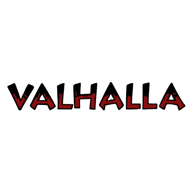 Valhalla Rune Red and Black