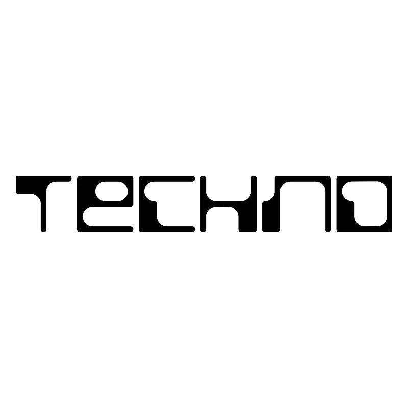 techno bold logo design