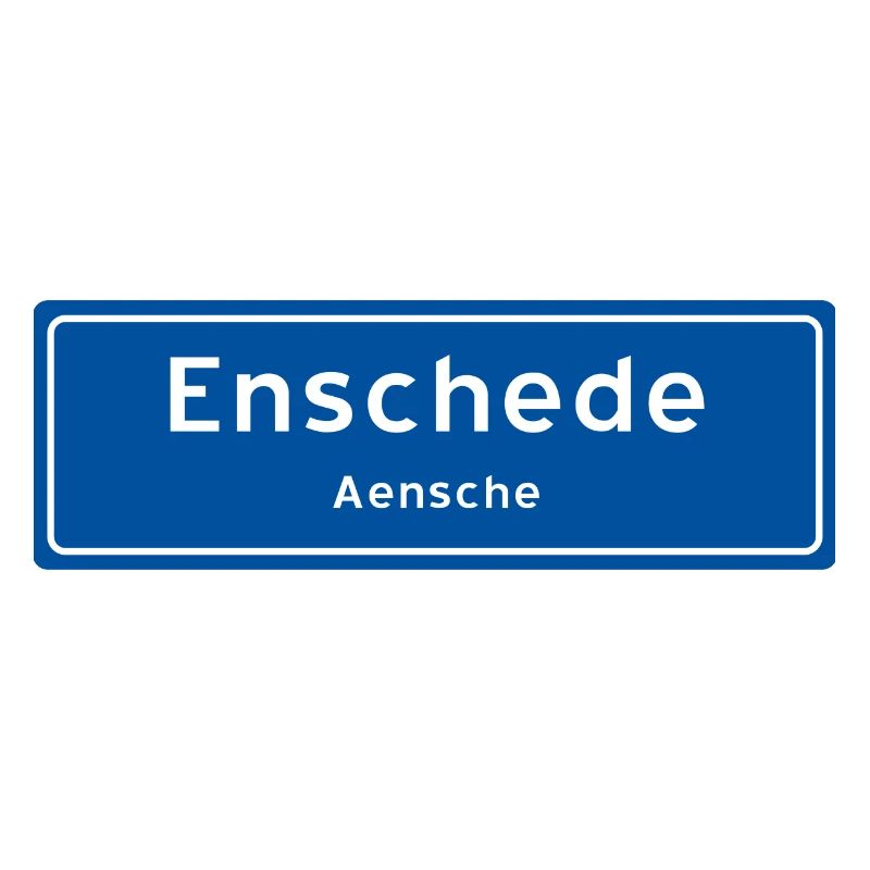 Panneau du nom de la ville d’Enschede