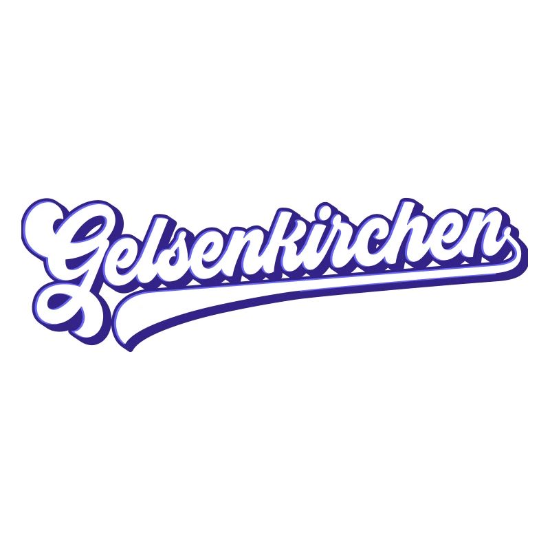 Gelsenkirchen Text | Colors changeable