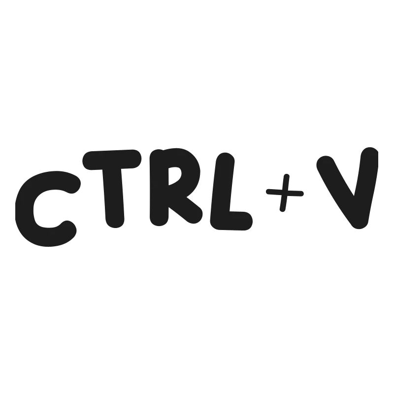 CTRL+V Paste -Gift for IT and Twins
