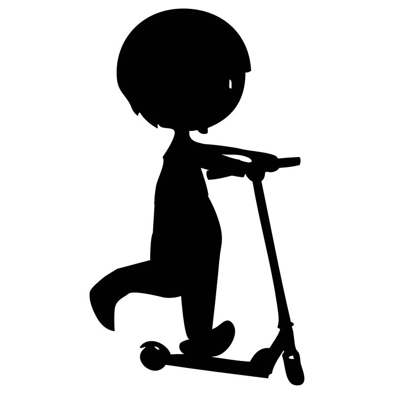 Boy riding