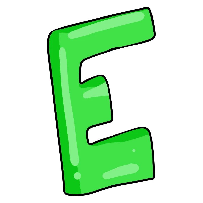 Buchstabe E Anfangsbuchstabe