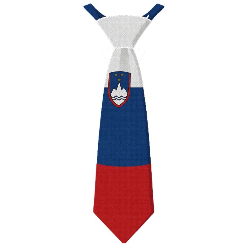 Cravate Slovénie – Conception du drapeau