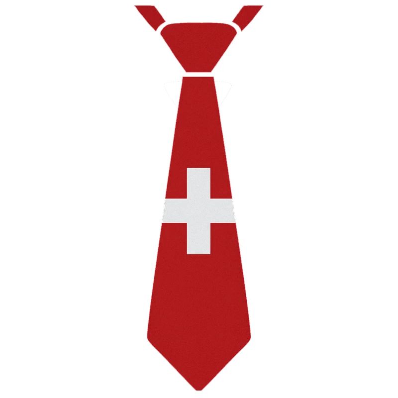 Cravate suisse – Conception du drapeau