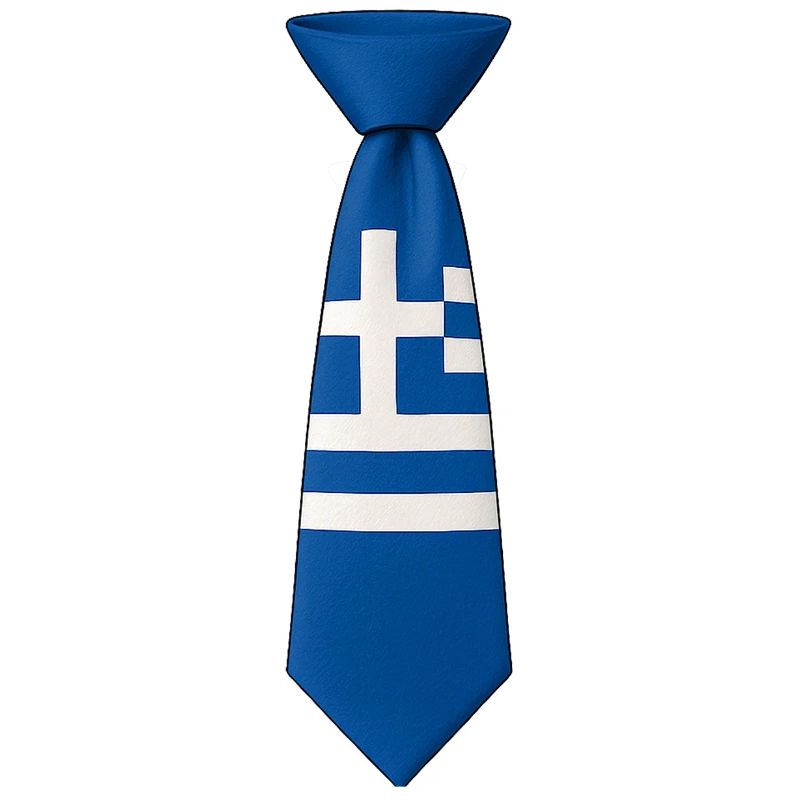Cravate grecque – Drapeau