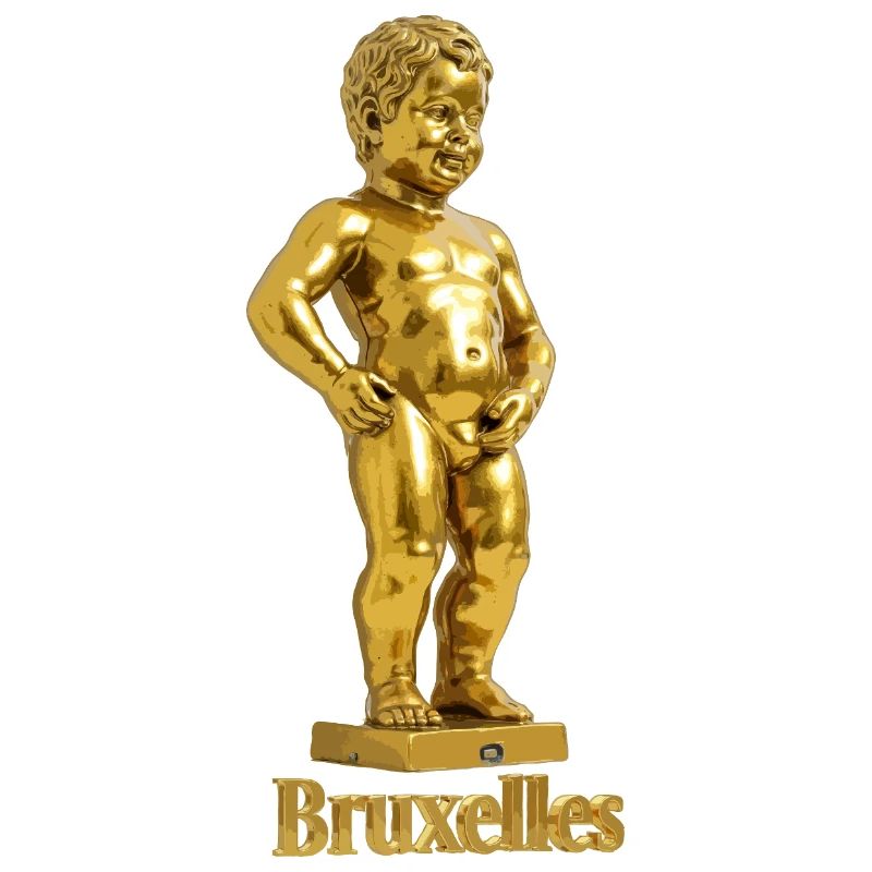 Manneken Pis de Bruxelles en oder