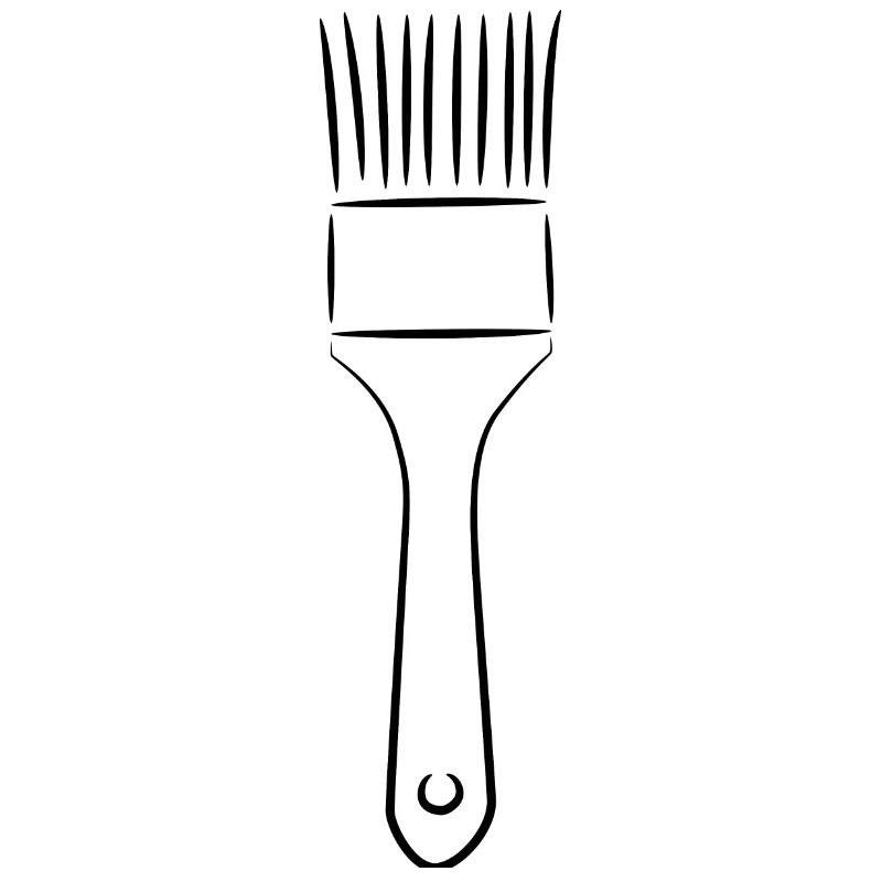 Painter Brush Drawing