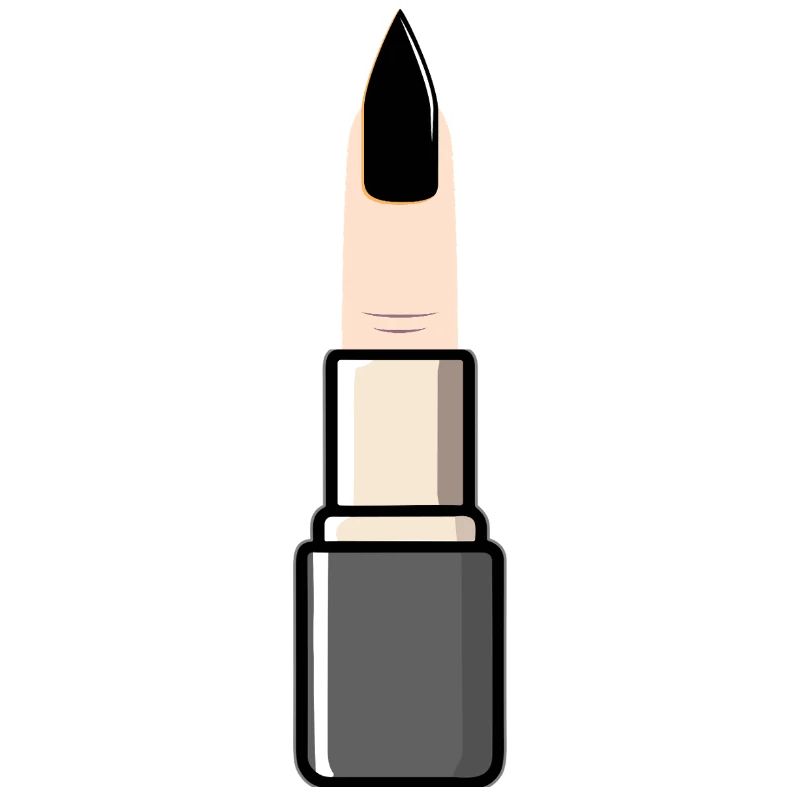 Fingerlipstick Goth
