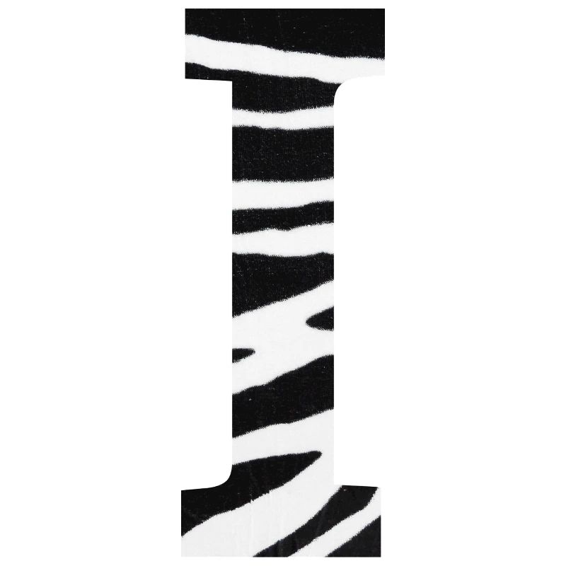 Letter i zebra
