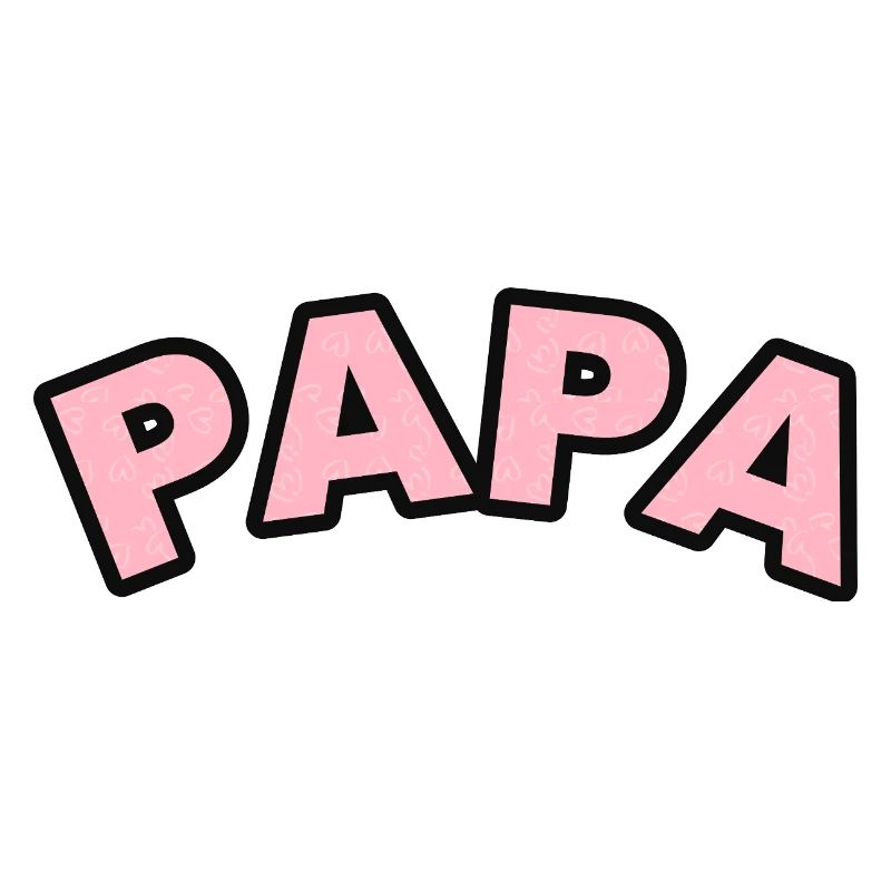 Imprimé de Cœurs de Papa