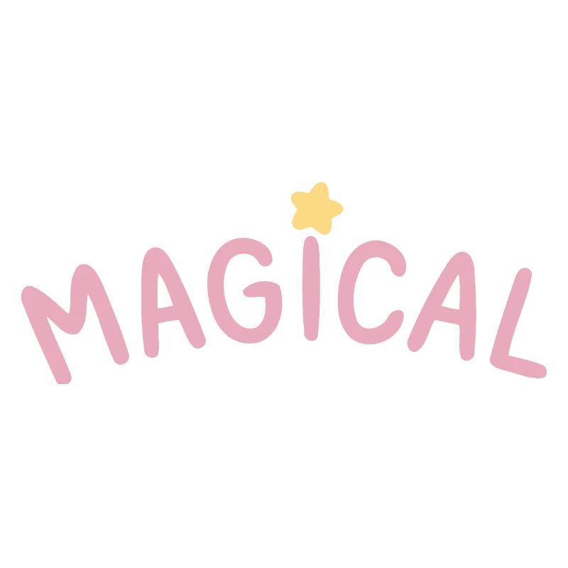 Magical Pastel Star — Soft Typography