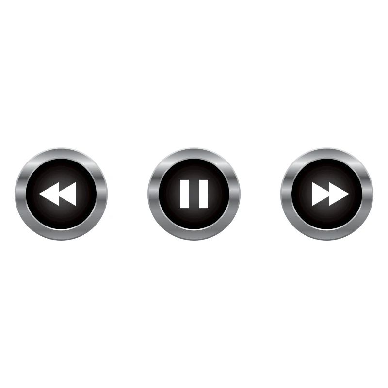 Audio control buttons