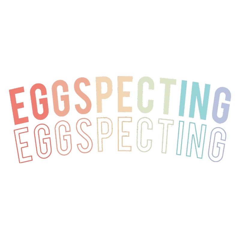 Werdende Mutter Ostern Gender Reveal