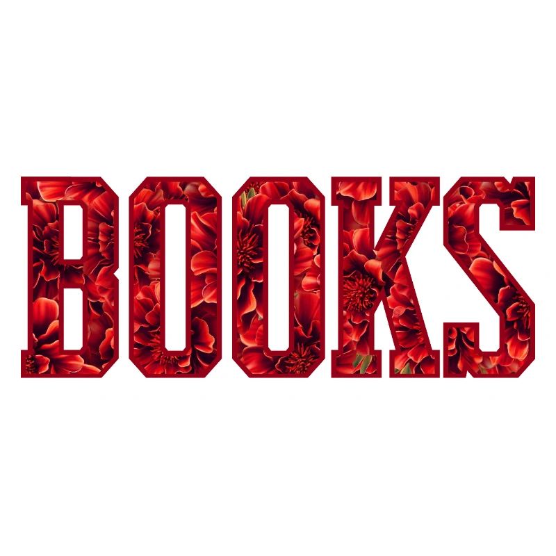 Red Flower Letters Book