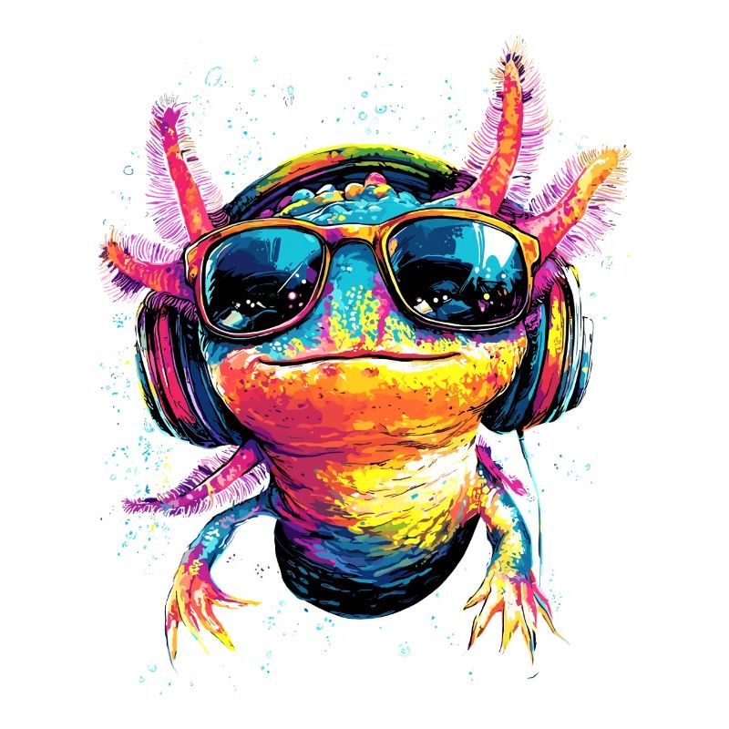 Axolotl Petite queue de triton Queue mignon Axolotl