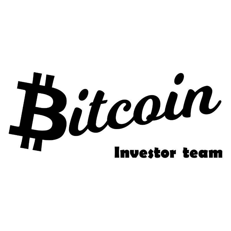 Bitcoin Symbol Black Silhouette