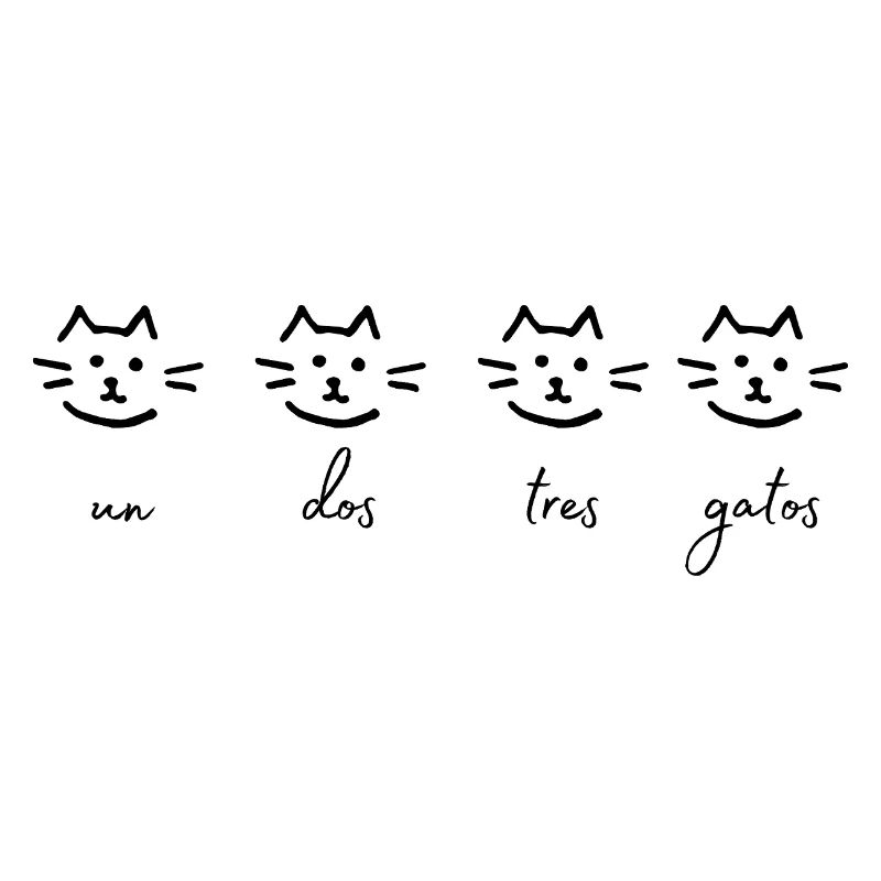 eins zwei drei katzen