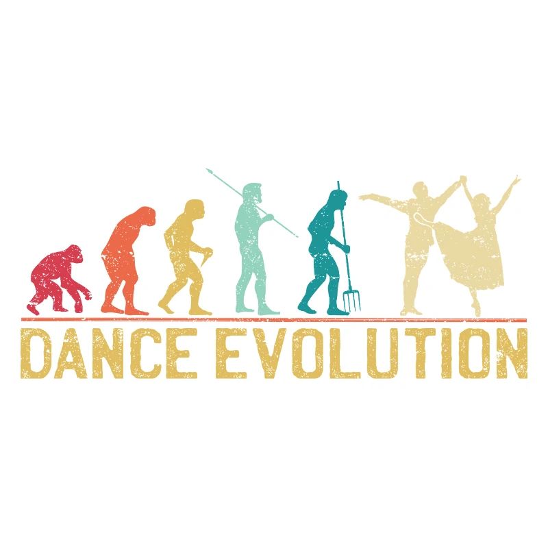 Conception de silhouette d'évolution de la danse